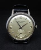 Girard Perregaux, a vintage gents stainless steel wristwatch.