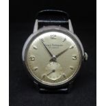 Girard Perregaux, a vintage gents stainless steel wristwatch.