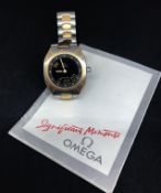 Omega - Gentleman's Seamaster 120 Polaris Quartz titanium and gold cased multifunction wristwatch