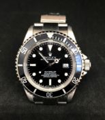 Rolex Sea-Dweller a 1998 gents stainless steel wristwatch, Oyster Perpetual date with certificate