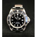 Rolex Sea-Dweller a 1998 gents stainless steel wristwatch, Oyster Perpetual date with certificate