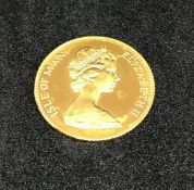 Queen Elizabeth II 1979 gold half sovereign (Isle of Man).