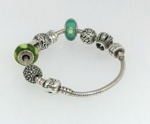 A Pandora fashion bracelet.