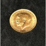 George V, 1911 gold sovereign, Canada Mint.