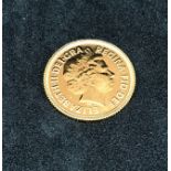 Queen Elizabeth II, 2014 gold sovereign.