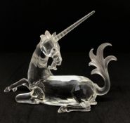Swarovski Crystal Glass, SCS Annual Edition 1996, 'Fabulous Creatures, The Unicorn', boxed.