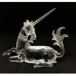 Swarovski Crystal Glass, SCS Annual Edition 1996, 'Fabulous Creatures, The Unicorn', boxed.