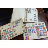 A collection of various general world stamps in various albums and stock books.