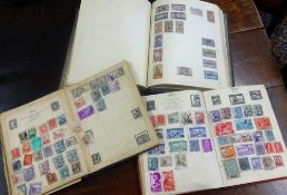 A collection of various general world stamps in various albums and stock books.