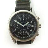 Pulsar, a military chronograph watch.