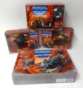 Masters of The Universe action figures, four boxed sets.