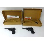 Crossman air pistol model 338, boxed and another similar model (2).