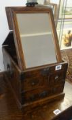 A 19th Century mahogany dressing table box.