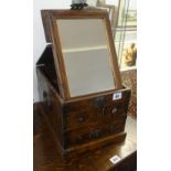 A 19th Century mahogany dressing table box.