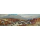 F.Parr, a pair of traditional Dartmoor watercolours, signed together with a signed painting of