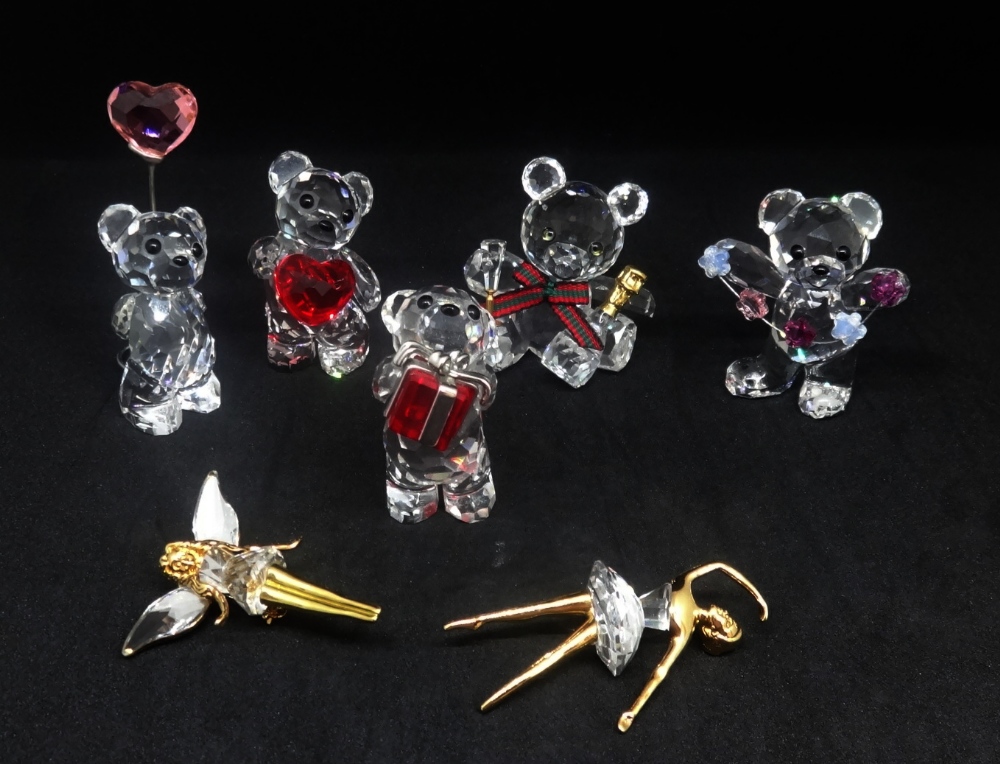 Swarovski Crystal Glass, Kris Bear Celebration 238168, Kris Bear A Gift For You 905788, Kris Bear