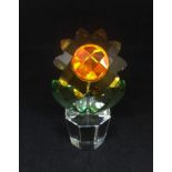 Swarovski Crystal Glass, Medium Sunflower, 856211.