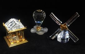 Swarovski Crystal Glass, Crystal Memories Journeys Greek Temple 243446, Crystal Memories Journeys