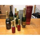 A collection of vintage champagne including Perrier-Jouet Belle Epoque 1988 and Dom Perignon Vintage