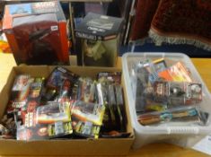Star Wars, a collection of various action figures.