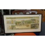 Wilfred Owen, two signed watercolours including 'Widecombe'