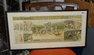 Wilfred Owen, two signed watercolours including 'Widecombe'