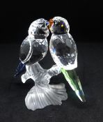 Swarovski Crystal Glass, Budgies, 680627