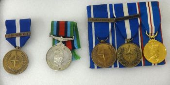 Medals awarded to Corporal Phillip John Thomson, Plymouth including Yugoslavia, Kosovo, the 2002