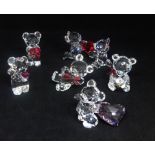 Swarovski Crystal Glass, Kris Bear- Blowing Kisses 1016623, Kris Bear- Mt Heart Is Yours 1143463,