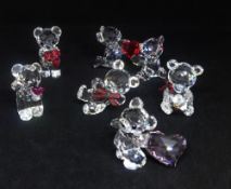 Swarovski Crystal Glass, Kris Bear- Blowing Kisses 1016623, Kris Bear- Mt Heart Is Yours 1143463,