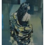 Robert Lenkiewicz (1941-2002), 'Karen with Bronze Shawl', signed limited edition print, No259/500,