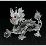 Swarovski Crystal Glass, Annual Edition 1997, 'Fabulous Creatures, The Dragon', boxed