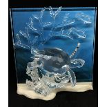 Swarovski Crystal Glass, 'Wonders of the Sea, Eternity', boxed.