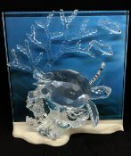 Swarovski Crystal Glass, 'Wonders of the Sea, Eternity', boxed.
