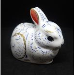 A boxed Royal Crown Derby paperweight, Bunny (exclusively for RCD Collectors Guild 2004).