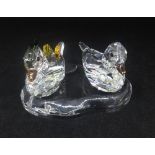 Swarovski Crystal Glass, 'Mandarin Ducks', 858736