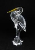 Swarovski Crystal Glass, Silver Heron, 221627