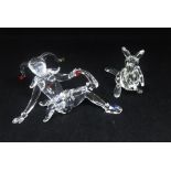 Swarovski Crystal Glass, Jester 275555 and Kangaroo and Baby Joey 181756 (3)