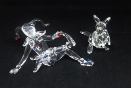 Swarovski Crystal Glass, Jester 275555 and Kangaroo and Baby Joey 181756 (3)