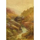 George Henry Jenkins (1843-1914) pair of signed watercolours, 'Bear Tor, River Lyd' and 'Yes Tor',