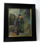 Robert Lenkiewicz (1941-2002) oil on canvas, Project 1, Vagrancy, 'Cockney Jim', within a heavy