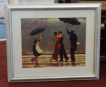 After Jack Vettriano three open prints, various sizes including 30cm x 39cm.
