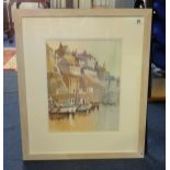 Michael Hill (Contemporary Plymouth Artist), watercolour, 'Mevagissey', signed, 40cm x 30cm.