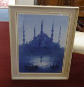 Stuart M. Armfield (1916 - 1999), original 'Mosque in Istanbul', 72cm x 52cm.