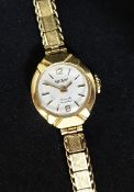 Rotary, a 9ct gold ladies bracelet watch, approx 16.4gms.