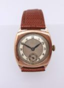 Rotary, small gents 9ct gold wristwatch, circa 1937.