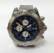Breitling Super Avenger stainless steel gents wristwatch