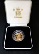 Royal Mint, 2007 gold proof sovereign, boxed with certificate.