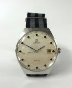 Omega De Ville, a gents stainless steel automatic wristwatch, late 1960's.