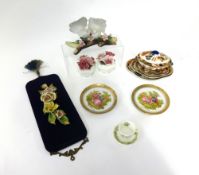 Various ceramics including Shelley dishes, miniature service ware of oriental design, continental